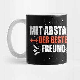 Mit Abstand Beste Freund Witziges Spruch Bleib Zuhause Mug